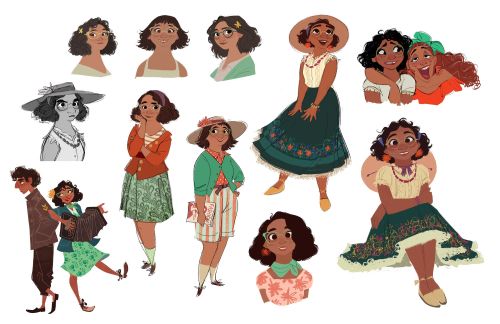 Character design for Encanto by Meg Park