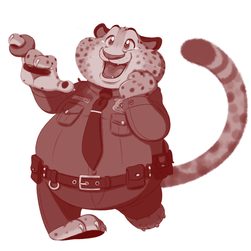 rworomeo:  Officer Benjamin Clawhauser, with a donut ring! From my own headcanon. HD version here! Look, I’m done! :D @justlookatthosesausages, @axlprototype013, @bakameganekko, @xxxlevanaxxx, @skyecrystal, @thececilz 