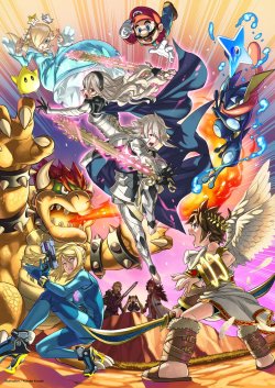Challengerapproaching:  The Official Smash Bros. Character Art For Corrin, Cloud,