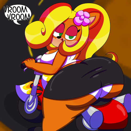She should have been playable on the bikes in N-Sane.But, if Crash isn&rsquo;t gonna let her rid