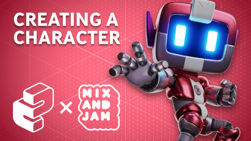 We collaborated with the game dev channel Mix and Jam to create an original character that YOU can u