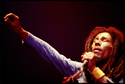 worldwarxp:Beautiful recently released photos of Bob Marley performing at Madison Square Gardens for