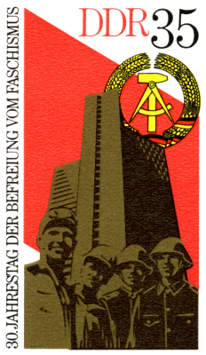 disordernow:  “30. JAHRESTAG DER BEFREIUNG VOM FASCHISMUS” / “30th anniversary of the liberation from fascism” Arbeiter und Soldaten; RGW-Gebäude, Moskau. / Workers and Soldiers; RGW-Building, Moscow. 