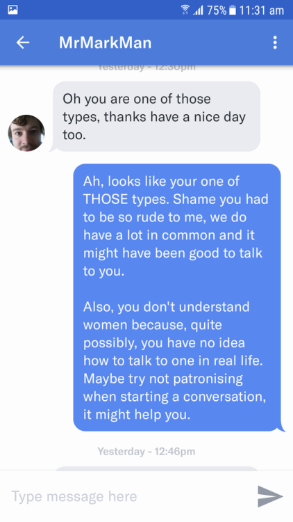 His profile says that the most privite thing he’s willing to admit to is that he doesn’t