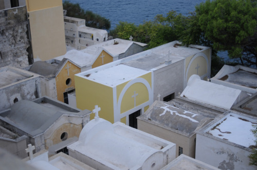 Ponza Cemetery, Cimitero di Ponza Ponza, ItalySeptember 2015