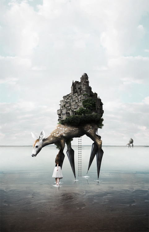 cross-connect:  The Art and Surreal Photo digital Manipulation of Stefano Bonazzi Self-taught, Stefano Bonazzi works with themes of identity and anxiety, articulated through his use of digital photography which he works on in post-production, to create