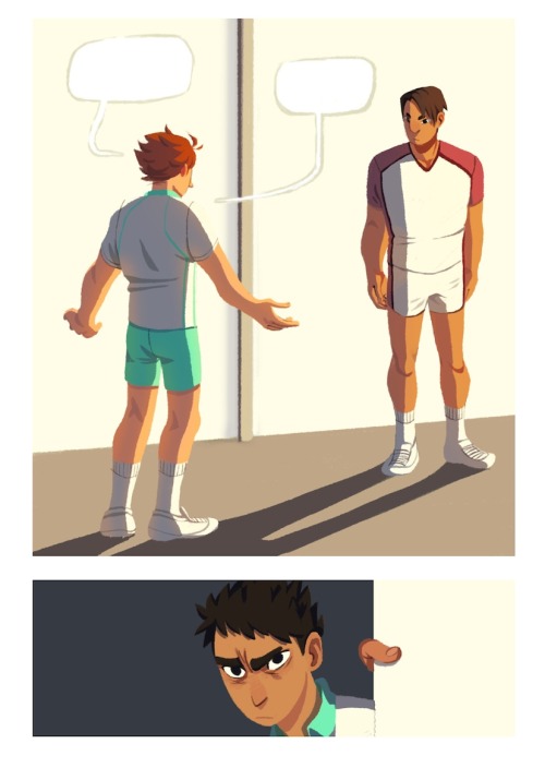 queenoftheantz: “Trust fall” Here it is! My small but oh so time consuming Iwaoi comic! 
