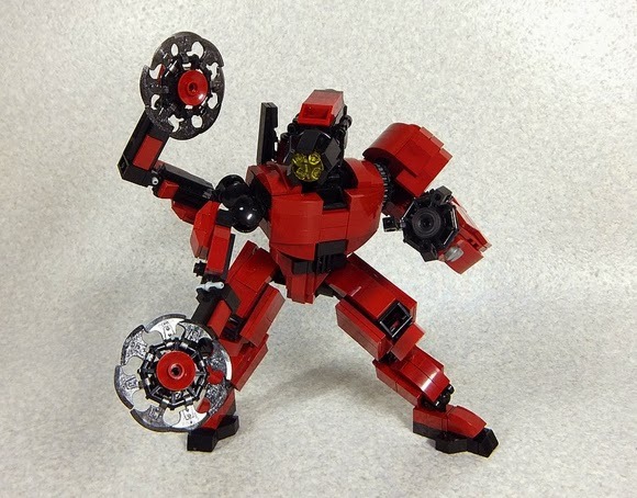 liamdryden:  battledad:  regalbuick:  ed-pool:  LEGO Pacific Rim Jaegers by MOKO
