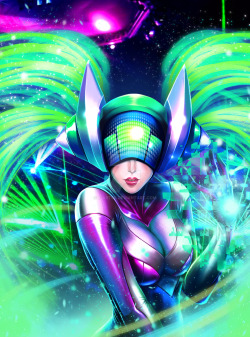 league-of-legends-sexy-girls:  Dj Sona fan