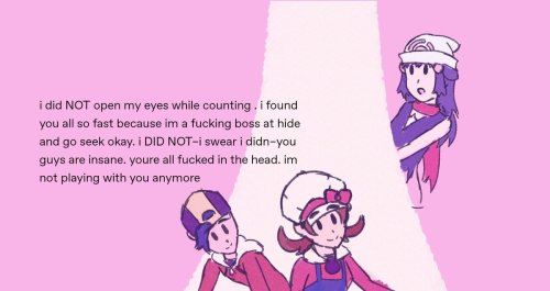 blazechime:pokemon protags (and friends) as tumblr and other social media posts part 3 / ?