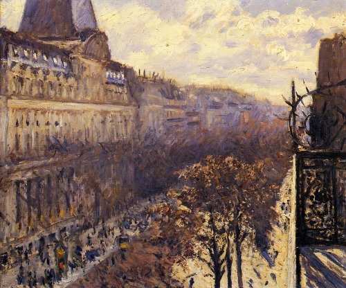 via-appia: Boulevard des Italiens, Paris, 1890 Gustave Caillebotte (1848–1894)