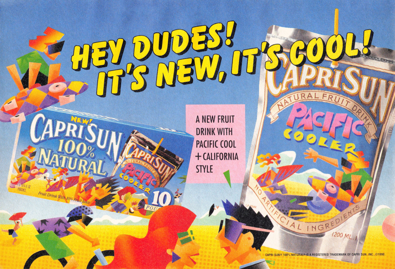 Retroness Is Fabulous Children s Magazine Ad For Capri Sun Pacific 