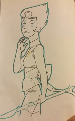 raenbowsofficial:  drew a pearl and I wanna