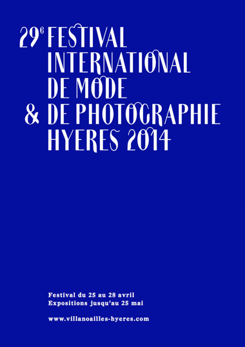 Glad to be one of the 10 finalists at Hyères 2014 http://www.villanoailles-hyeres.com/hyeres2014/