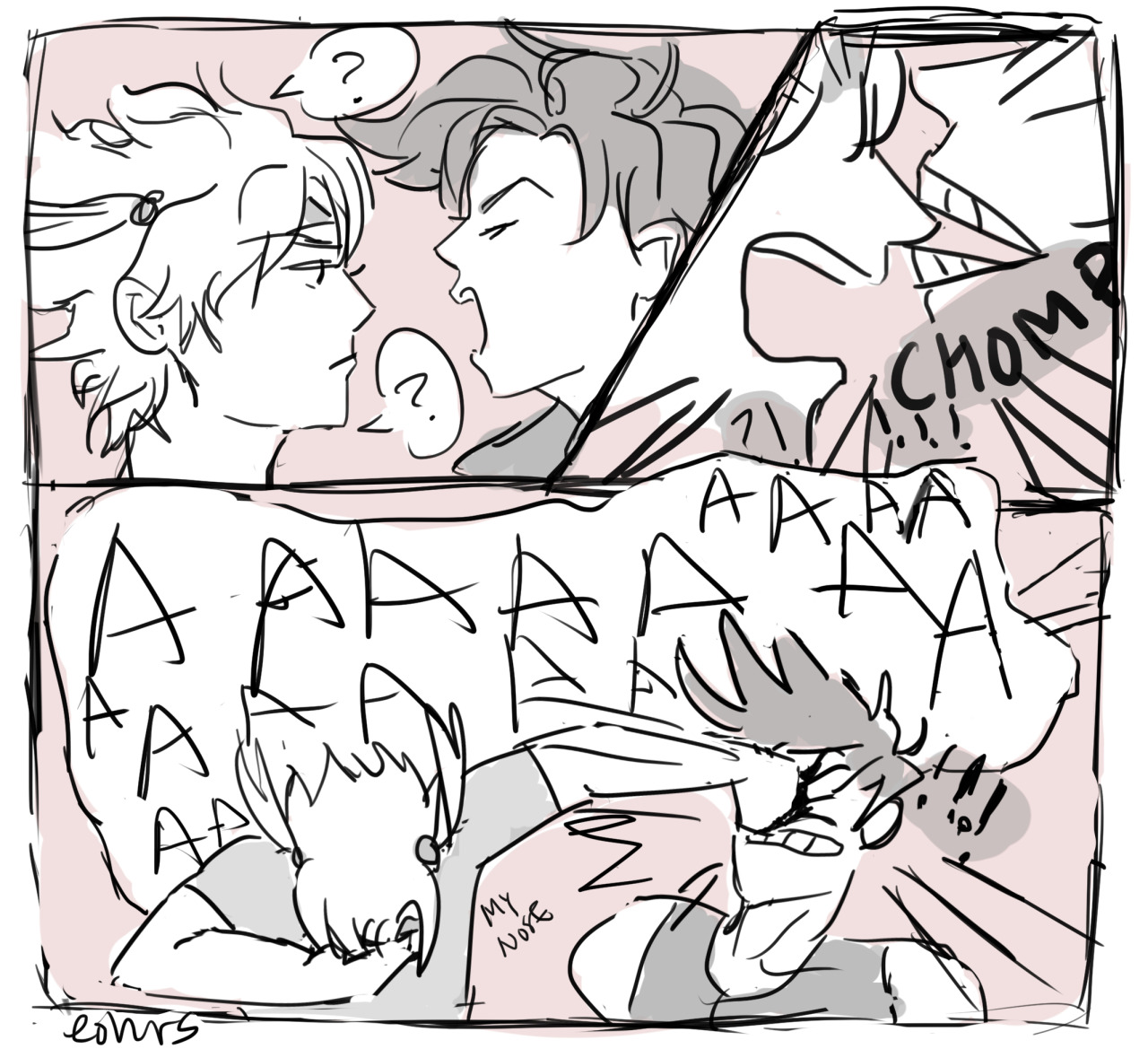 eohrs:  smooch smooch chomp