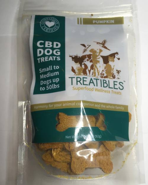 We just got @treatibles superfood dog treats each individual treat contains 1 mg of cbd http://ift.t