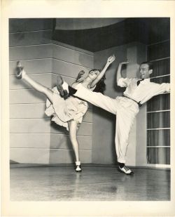 bogarted:  Fred Astaire and Rita Hayworth rehearsing “The Shorty George” for You Were Never Lovelier (1942) 