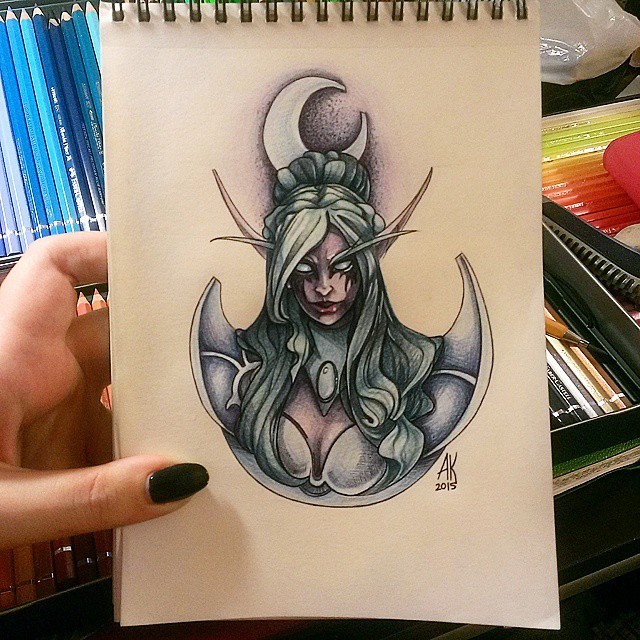kristampira:  #tyrandewhisperwind #tyrande #worldofwarcraft #wow #aliance #hots #heroesofthestorm