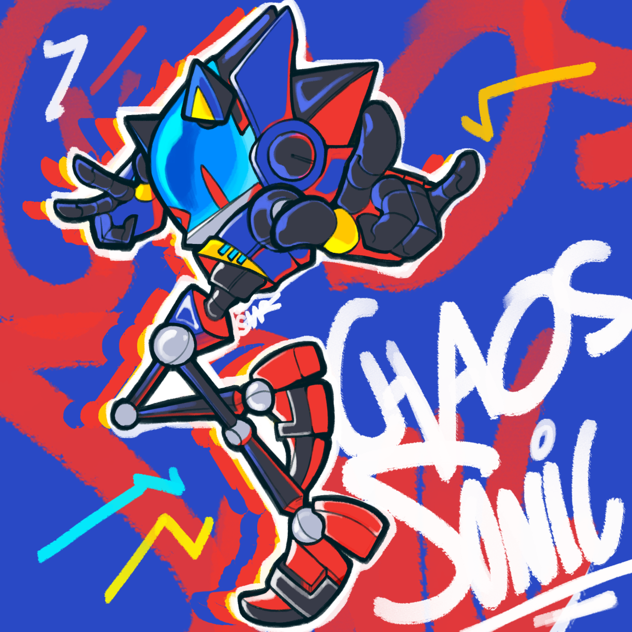 ╰(*´︶`*)╯♡ — I AM HERE ! icons for metal sonic with pastels and