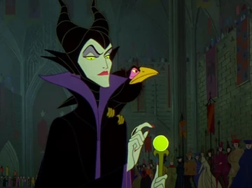 an image of Maleficent from the 1959 Disney movie Sleeping Beauty