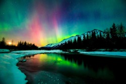 martin-jhnsx:  nubbsgalore:aurora over alaska by lava light galaries (x, x, x)  Goodnight.