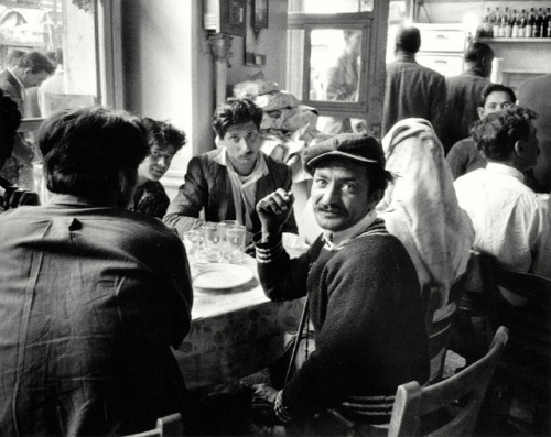 joeinct:Café, Athens, Photo by Sabine Weiss, 1958