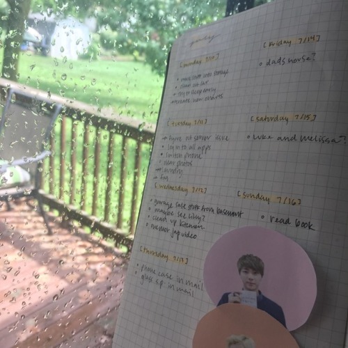 170712: I’ve been bullet journaling for years but I’m still bad at it // I started making BTS profil