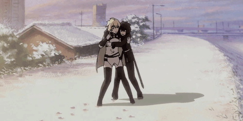 bungaystraydogs:hugging from behind & holding hands™