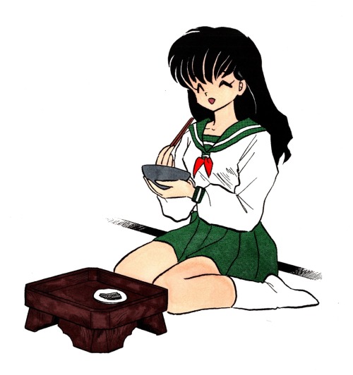 kagomeforever:Starting my birthday off with some colorings of my girl. :) these are so good!!