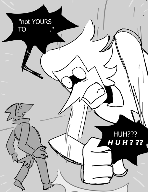 m-chromatic: Chance Meeting (23 pages) aka uhhhhhhhh what would happen if swatch met spamton during 