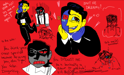 Some Old Doodles For @dr-docktor 's Au! Feat My Take On Floppy Disk Owen