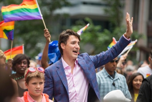 Canadian Prime Minister Justin Trudeau is giving the Internet all the feels. “Love is love,” he twee