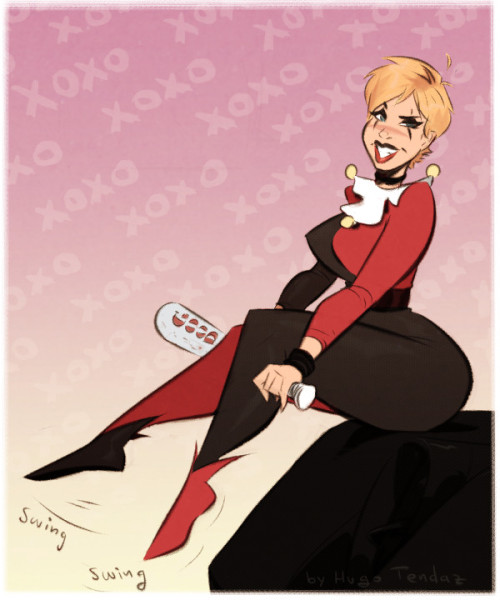 Sex   Harley Quinn Cosplay - Cartoon PinUp Sketch pictures