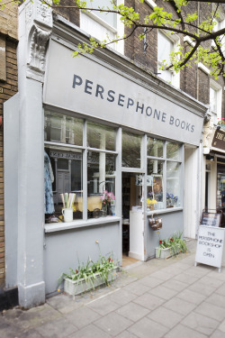 thelondonbookshopblog:Persephone Books59 Lamb’s Conduit Street, WC1N 3NB (Tube: Russell Square / Holborn)020 72429292www.persephonebooks.co.ukMon-Fri 10-6 Sat 12-5Specialism: Reprinting forgotten classics by mostly women authors. Persephone Books is