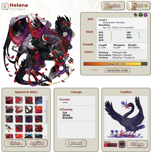 I like giving the sisters matching familiars.