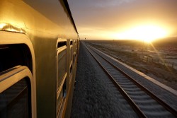 taking the train from Urumqi to Kashgar