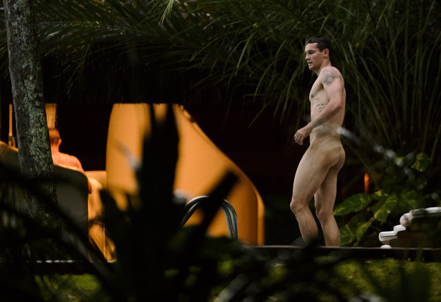 notashamedtobemen:  Croatian World Cup soccer players get naked by the pool after