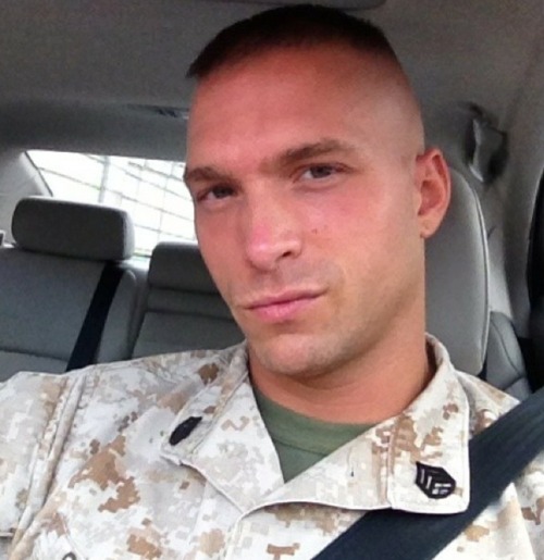 onlymilitarymen:  secret-soldier: chettbro: USMC “Never Shy”  With all these Gay Bitches/ Military Chasers getting & posting all this hot Marine Dick they get to enjoy, that settles it,     I need to sell my shit & move near Oceanside. 