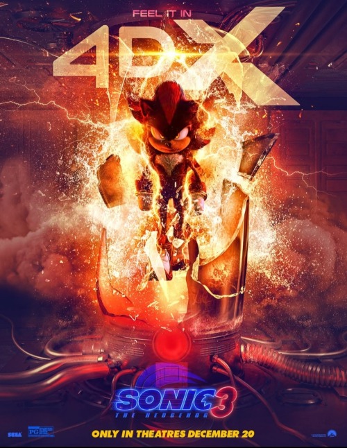 Babe You Thought The Sonic Movies 3 Trailer Hype Was Done But They Dropped Three New Shadow Poster 😶‍🌫️