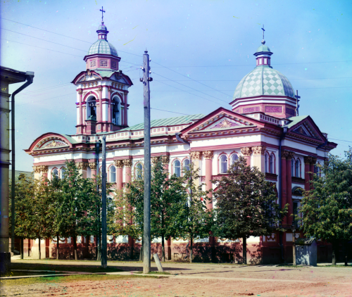 Mary Magdalene Church of the city Perm, 1910 by Sergey Prokudin-Gorsky