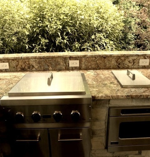 Outdoor Kitchen Outdoor KitchenExample Of A Huge Classic Backyard Patio Kitchen Design With A Gazebo