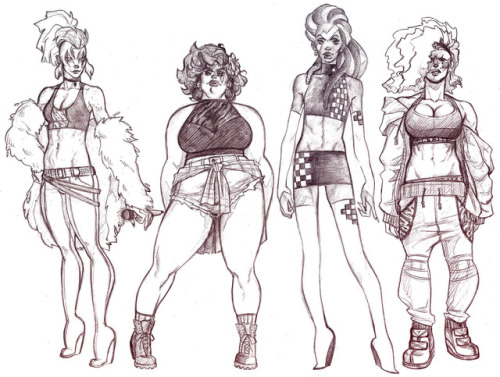 doktorvondoom: their songs are better i want to color these but we’ll see… i also want to draw a jem version 