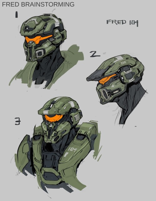 haloconceptart:  Halo 5: Guardians concept art for Fred.  By Kory Hubbell 