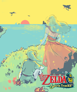 sailor-link: had to make an album cover for an art project… i tried to make one for the spirit tracks ost!! (i was listening to papuchia village) 