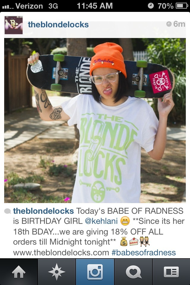 Use code KEHLANI till MIDNIGHT tonight to get FREE SHIPPING and 18% OFF your entire order 😁🍰👯
www.theblondelocks.com