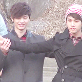 myb2utymelody:  kpopcol0rsbtob:   maknae line…………  they’re just too gay