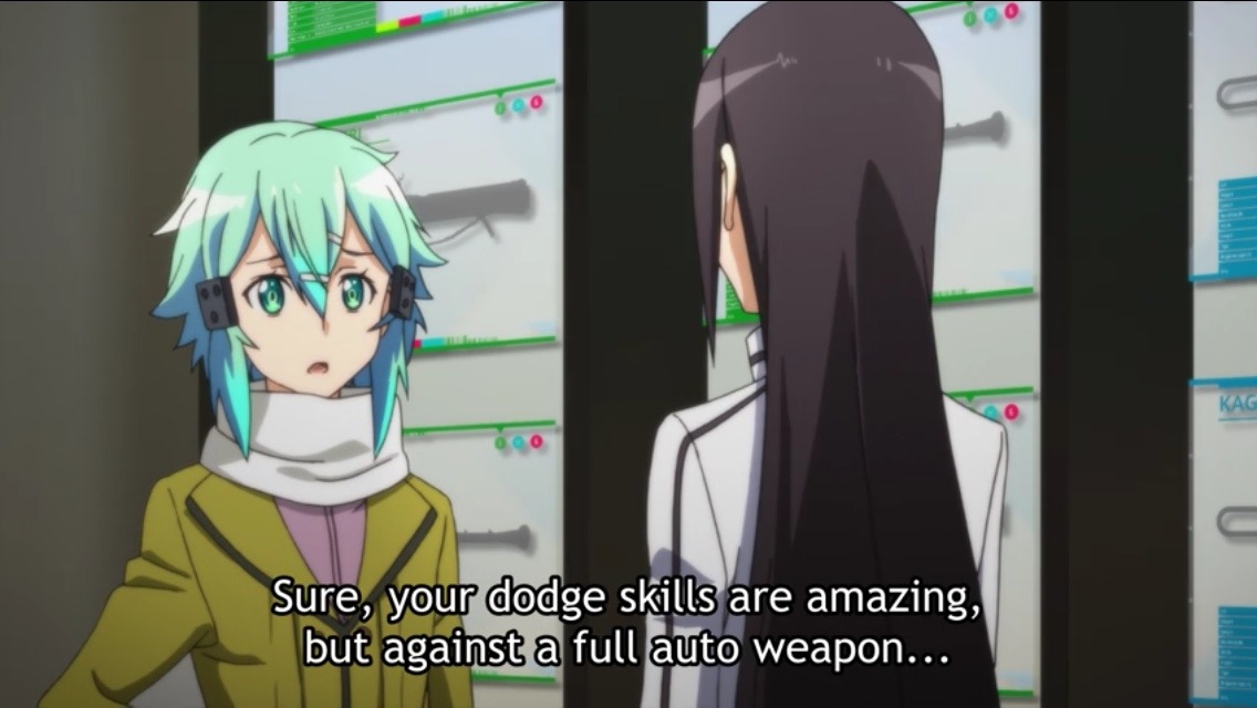 quit-chasing-dreams:  Kirito: Wow a sword! Does it come in black?