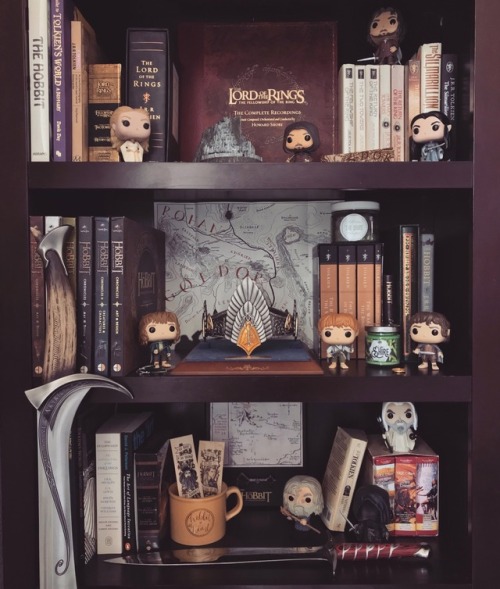 paperbackbones: Here’s my token Tolkien shelfie. bookstagram : paperbackbones