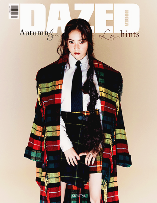 krystal:KRYSTAL on the Cover of DAZED KOREA adult photos