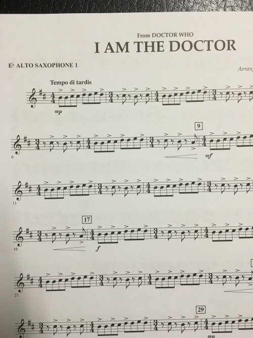 peridotisaclod:  Look what we got in band.   Tempo di TARDIS   I’m so happy!!! 